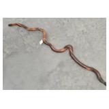 Hand-Carved Wooden Snake Cane or Walking Stick