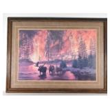 LEGACY Wildfire Moose Print by Jim Tschetter