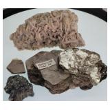 Dolomite, Muscovite & Pyrite/Lead Rock Specimens