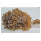 Golden Barite Mineral Rock Specimens