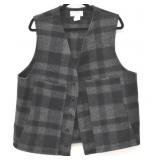 Filson 100% Wool Plaid Vest Size 46
