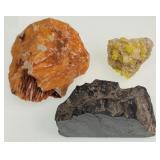 Barite, Sulfur & Other Mineral Rock Specimens
