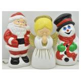 (3) Grand Venture Christmas Lighted Blow Molds