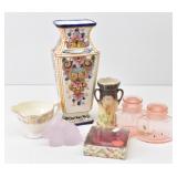 Signed Portugal Vase, Czechoslovakia Vase, ...