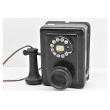 Rotary Dial Wall Mount Telephone