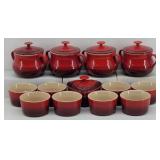 Le Creuset Heart Cocotte, Bowls & 4 Soup Crocks