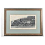 THE HORSE FAIR Framed Print or Etching by