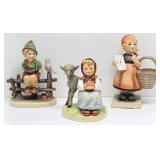 (3) Goebel Hummel Figurines circa 1964-1990