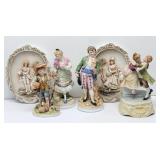 Collection of Lefton Porcelain Figurines & Plaques