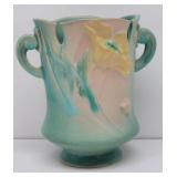 Roseville Green Poppy Vase 869-7