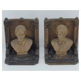 Antique Cast Iron Bradley & Hubbard Dante Bookends