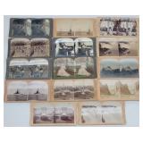 (14) Stereograph Cards - 1890s & Early 1900s