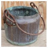 Antique Hand Wrought Copper w/ Iron Handle