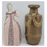 Weil California Figurine Hand Decorated Lady &...