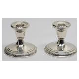 Arrowsmith Weighted Sterling Silver Candle Holders