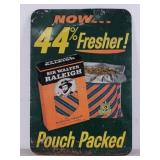 Sir Walter Raleigh Metal Advertising Sign