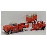 (3 pc) Nylint U-Haul Truck & Trailers Toy Set