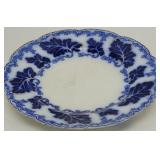 Normandy Johnson Bros England Flow Blue Plate