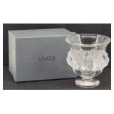 Lalique Paris Vase Dampierre w/ Original Box