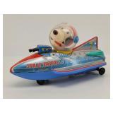 Snoopy TV Space Patrol Battery-Operated Tin Toy