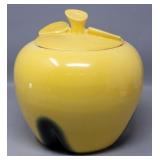 Rare Yellow Apple Cookie Jar