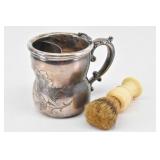 Antique Barours Quadruple Plate Shaving Mug...