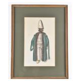 The Kislar Agha Chief Black Eunuch Antique Print