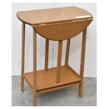 Pennsylvania Dutch Style Drop Leaf Side Table