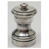 Small 2" Sterling Pepper Grinder Made in Italy
