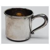 WEB Sterling Silver "JON" Baby Cup 41.4g