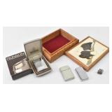 (4) Vintage Lighters & Signed 