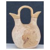 American Pueblo Wedding Vase Signed B Tarrell
