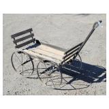Rustic Wooden Pull Cart Wagon