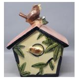 McCoy Wren on Birdhouse Cookie Jar