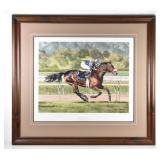 Print of "John Henry Ridden by Chris McCarron"