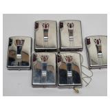 (6) Beltone Mono-Pac Model M Vintage Hearing Aids