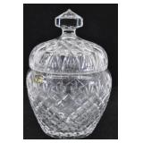 Polonia Lead Crystal Lidded Temple Candy Jar