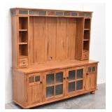 Sedona TV Console w/ Hutch Very Nice