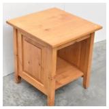 Pine 2 Tiered End Table Very Nice