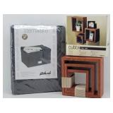 Richards Stemware Storage Chest & Cubbi 3 Pc Set