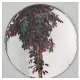 Round Beveled Mirror 28"