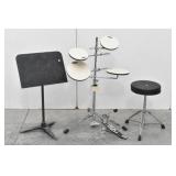 DW Smart Practice Pad Set w/ Stool & Stand