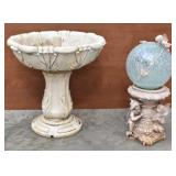 Yard Decor: Gazing Ball w/ Fairies Butterflies &