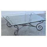 Contemporary Wrought Iron Coffee Table HEAVY ...