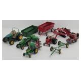 Toy Tractors & Farm Implements Metal & Plastic