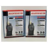 (2) Baofeng Portable Two-Way Radios