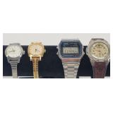 (4) Watches: Timex Expedition, Casio, Davis, Timex