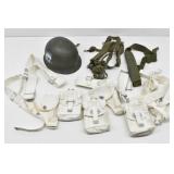 WWII M-1 Helmet, Military Winter White Gear ...