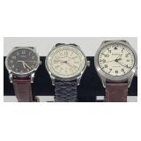 (3) Watches: Fossil, Tommy Bahama Time Zones, ...