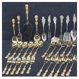 (31pcs) Beautiful Gold Plated Serving Pieces